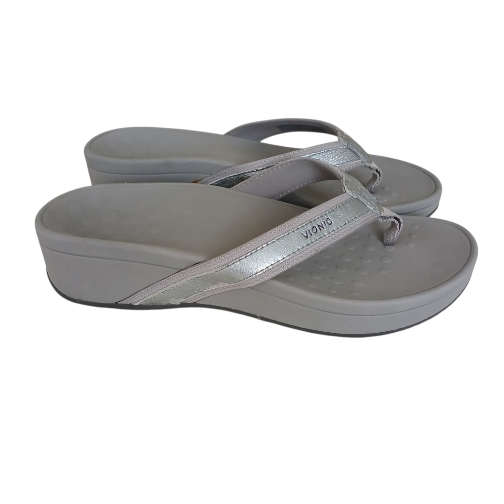 Vionic High Tide Ii Platform Toe Post Sandals Wom… - image 1